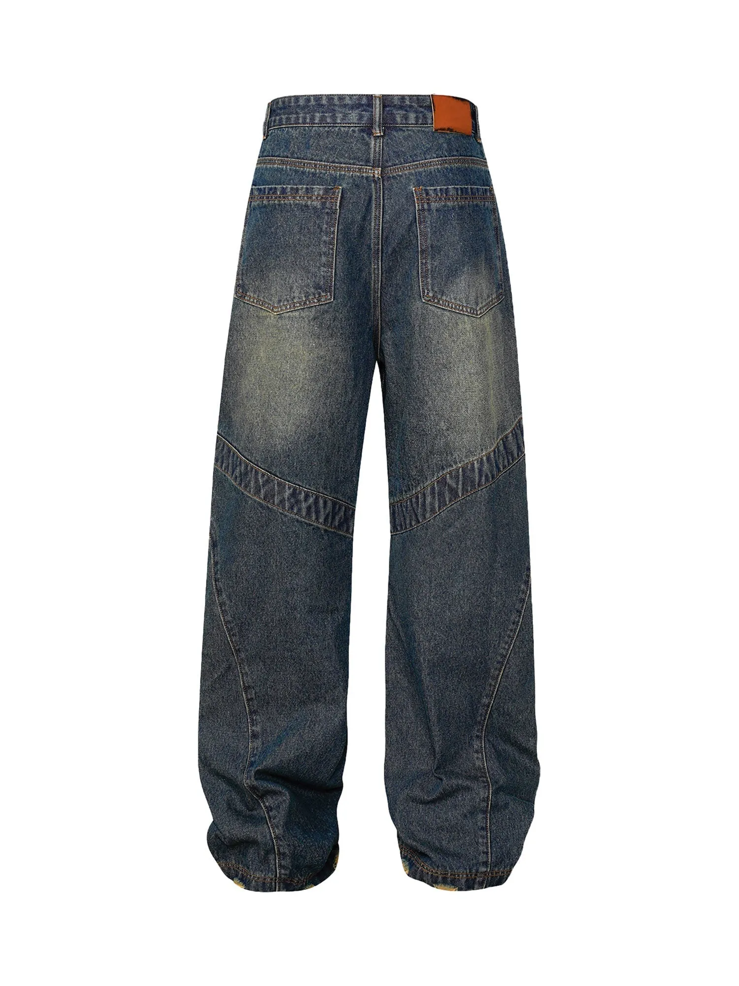 1984 American High Street Washed Distressed Jeans