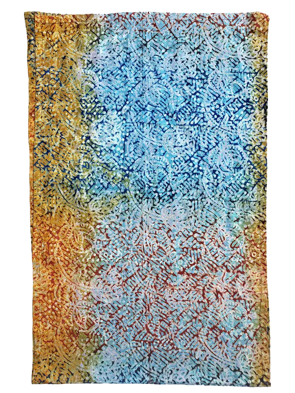 African Batik Cotton Large Scarf