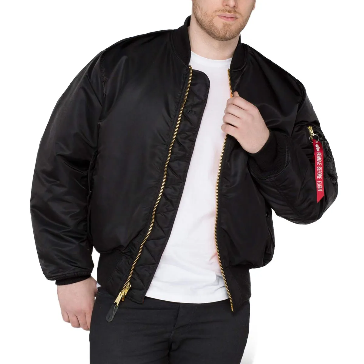 Alpha Industries MA-1 TT Flight Jacket Black