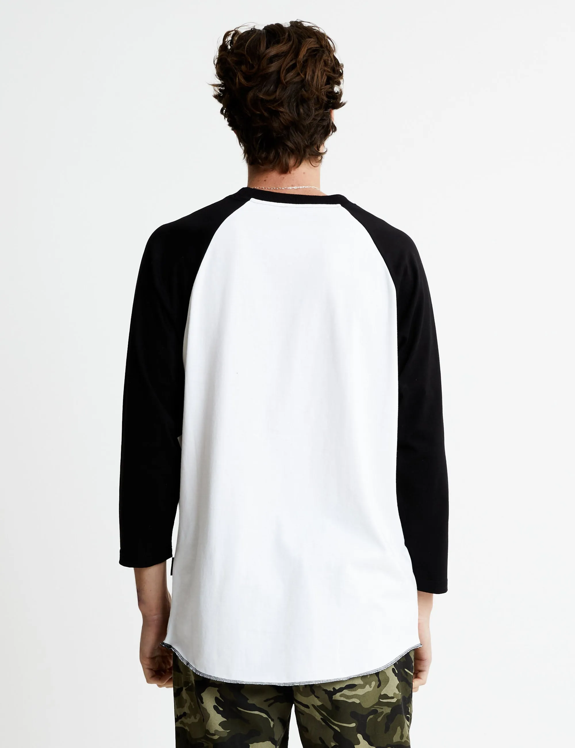 Anarchy Raglan - White/Black