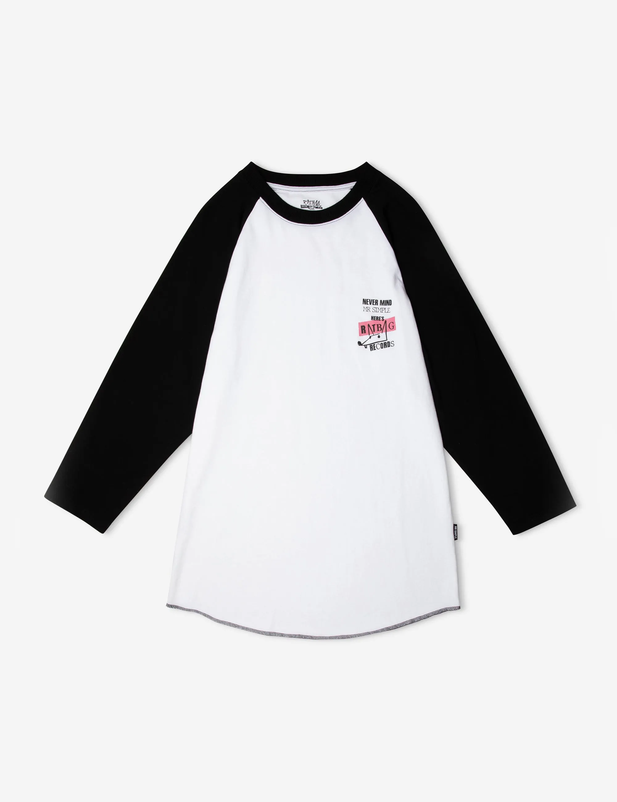 Anarchy Raglan - White/Black