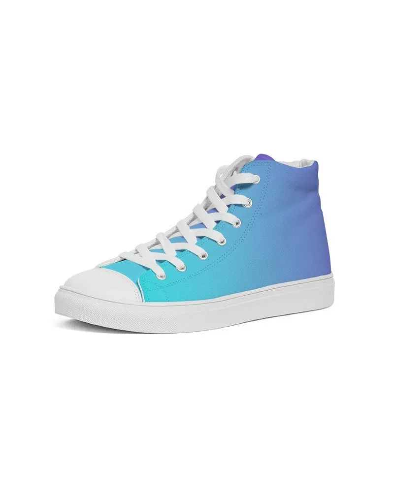 Bahama Blue Ombre Hightop Sneakers