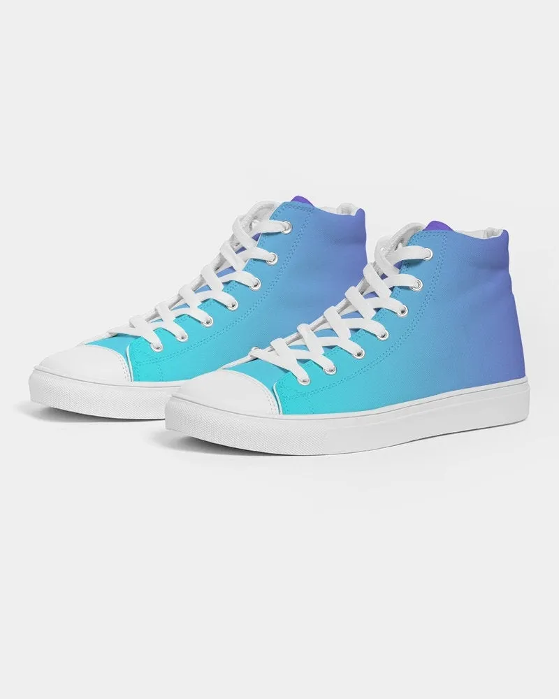 Bahama Blue Ombre Hightop Sneakers