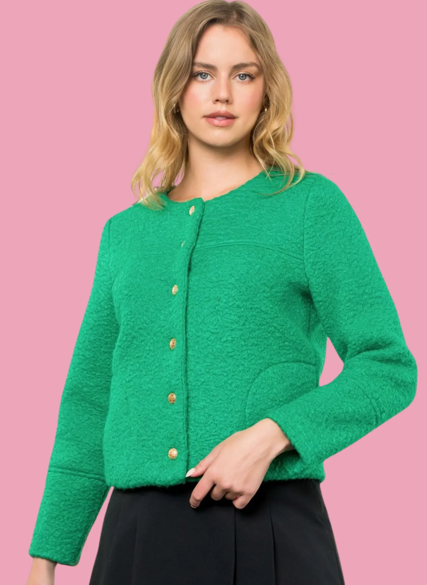 Boucle Crop Jacket