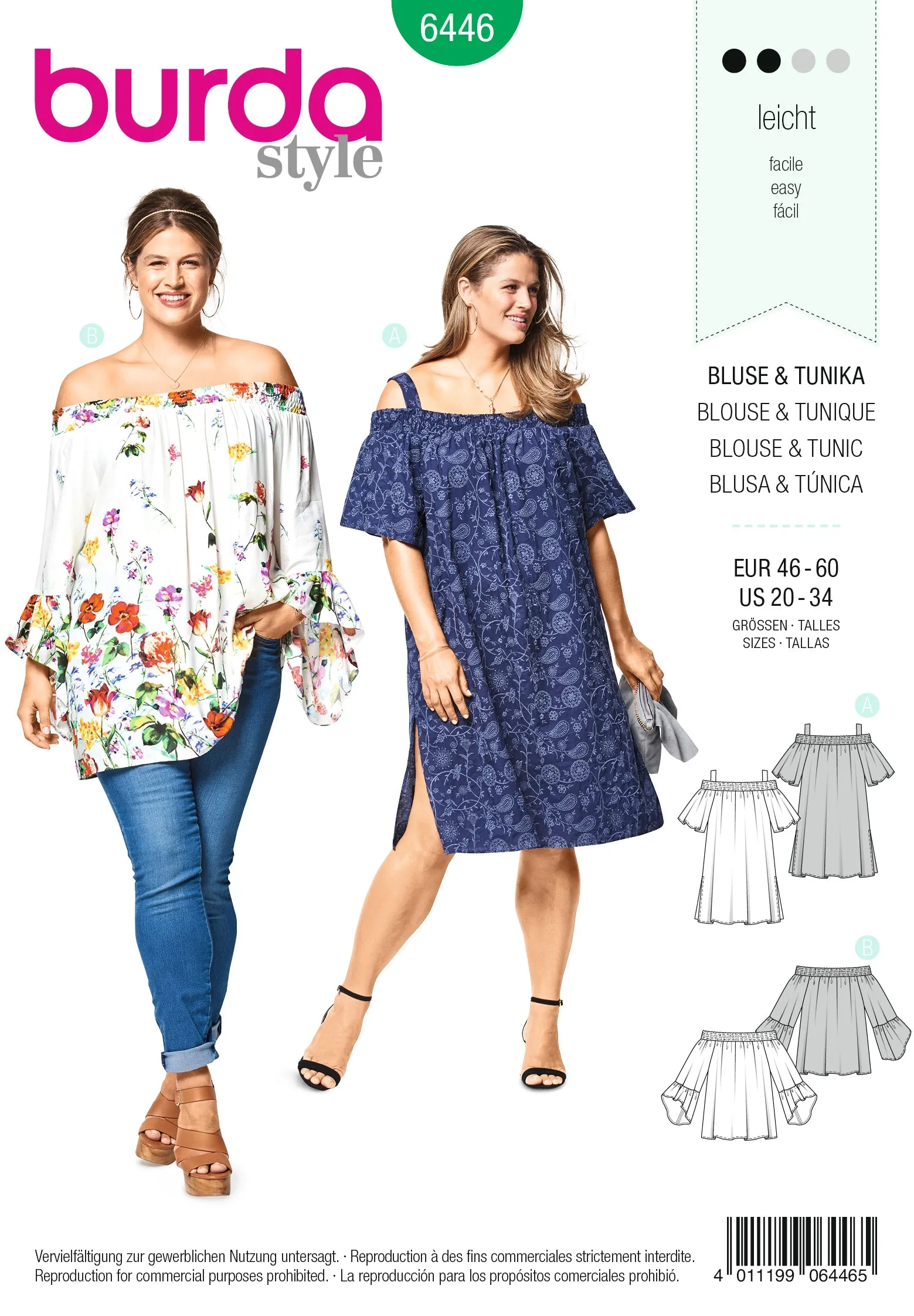 Burda Tops 6446