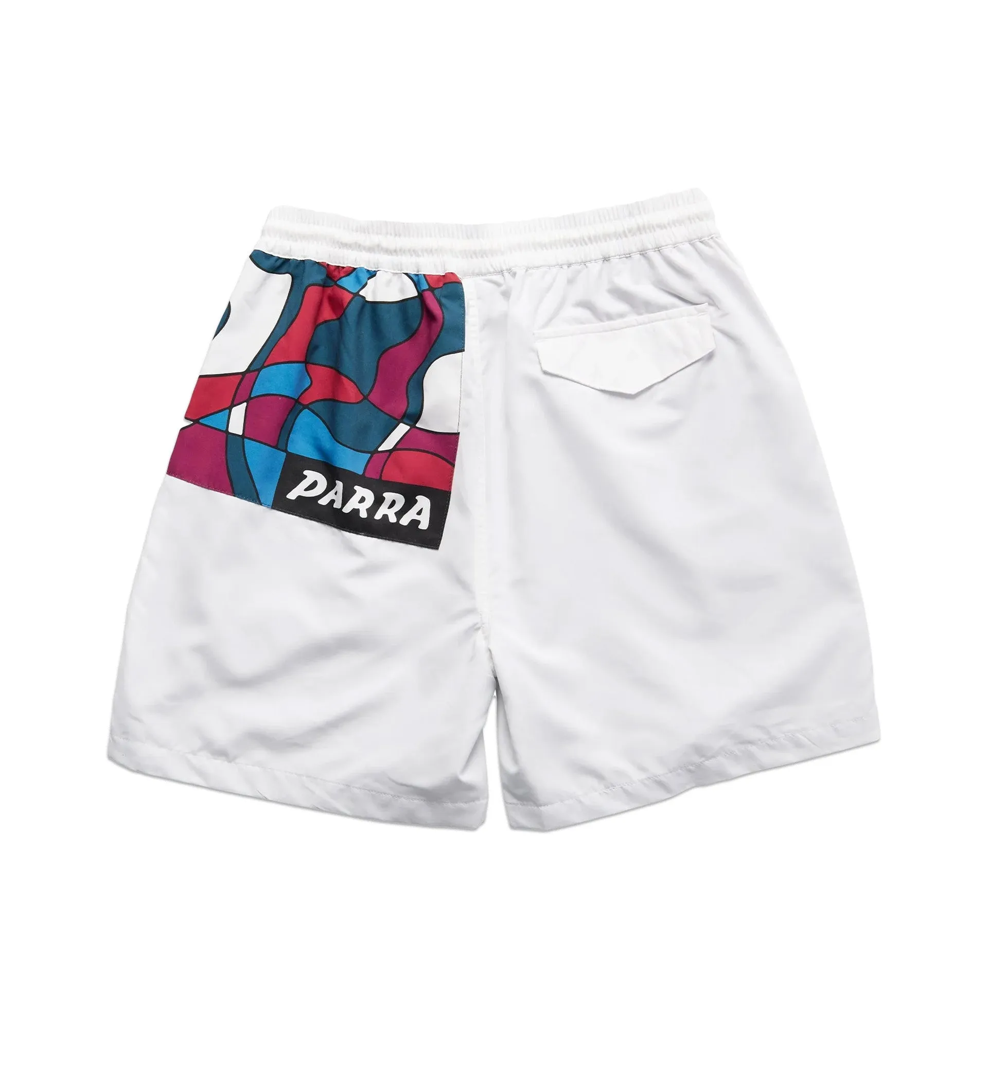 by Parra Sports Trees Swim Shorts 'White'