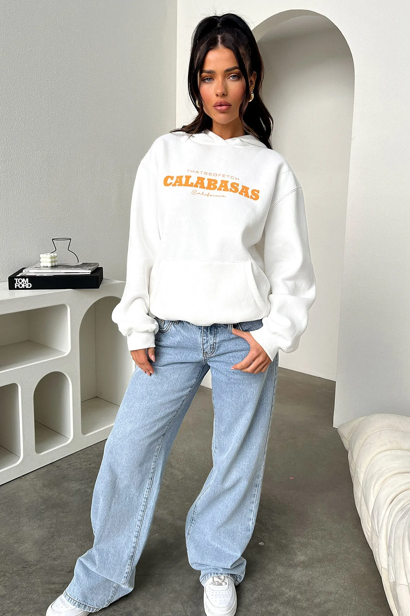 Calabasas Hoodie - White