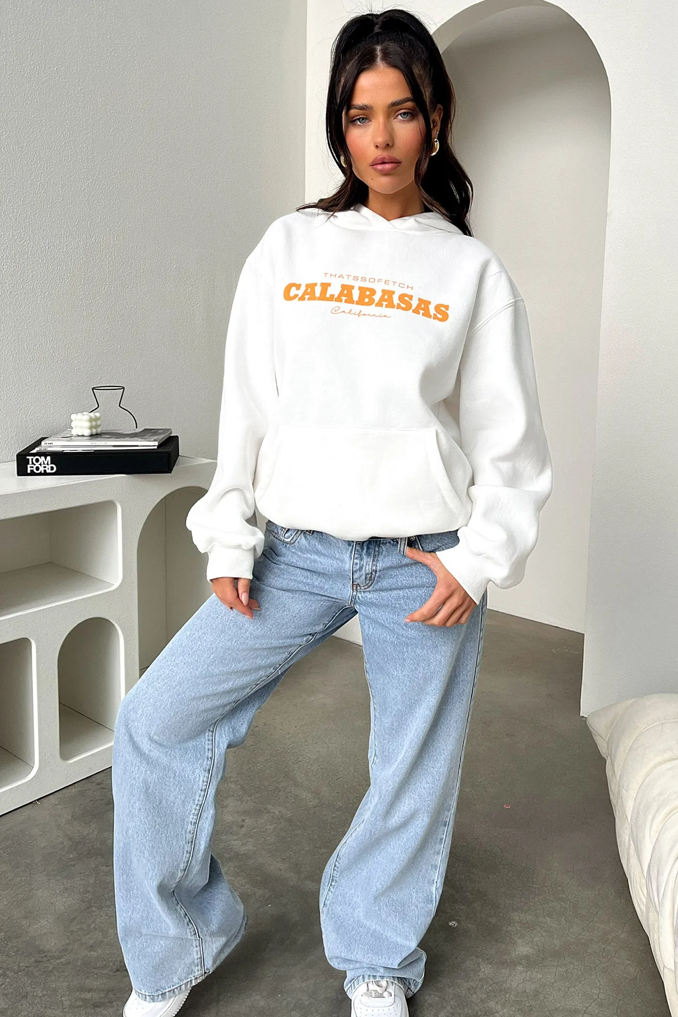 Calabasas Hoodie - White