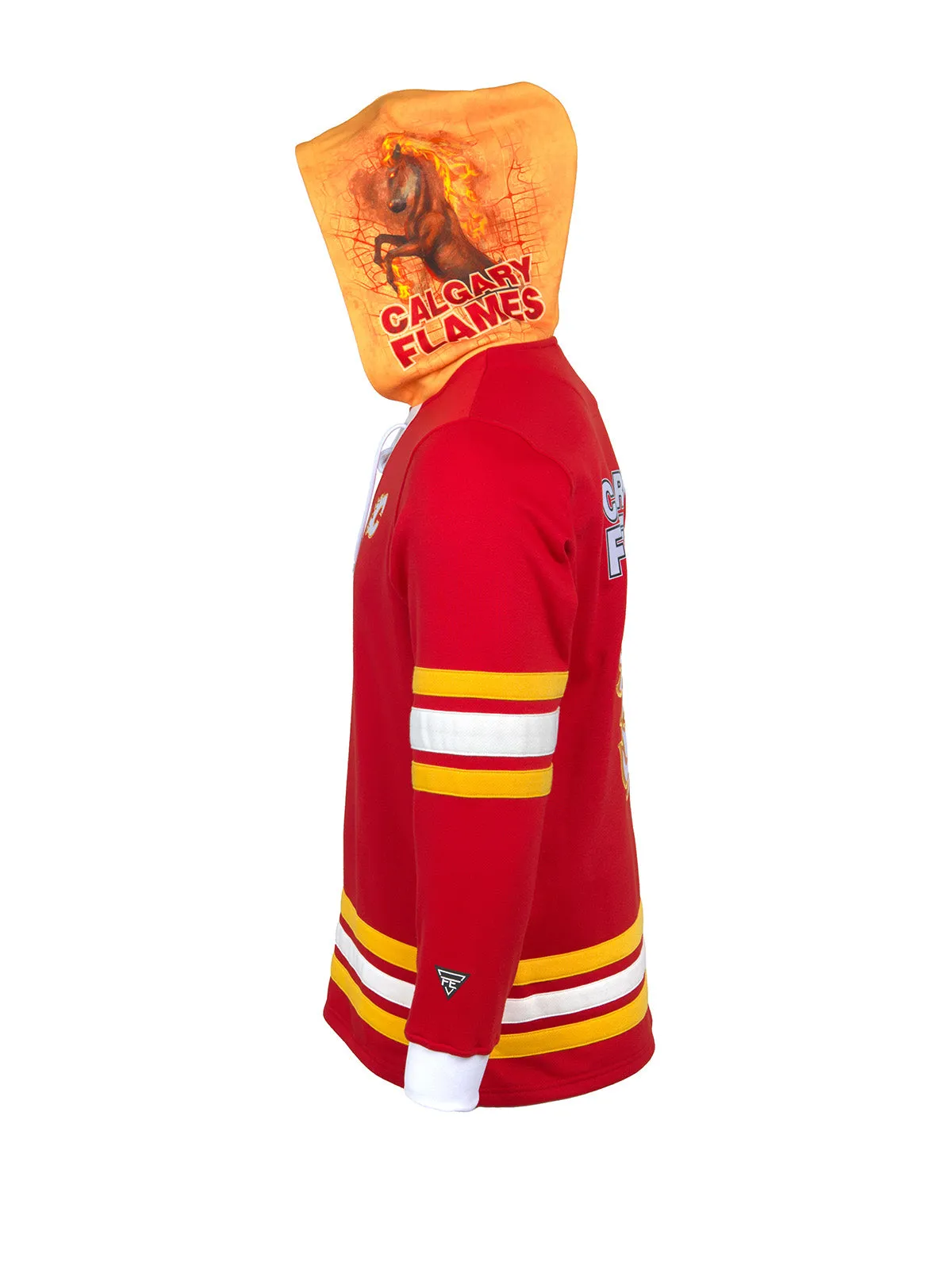 Calgary Flames Lace-Up Hoodie