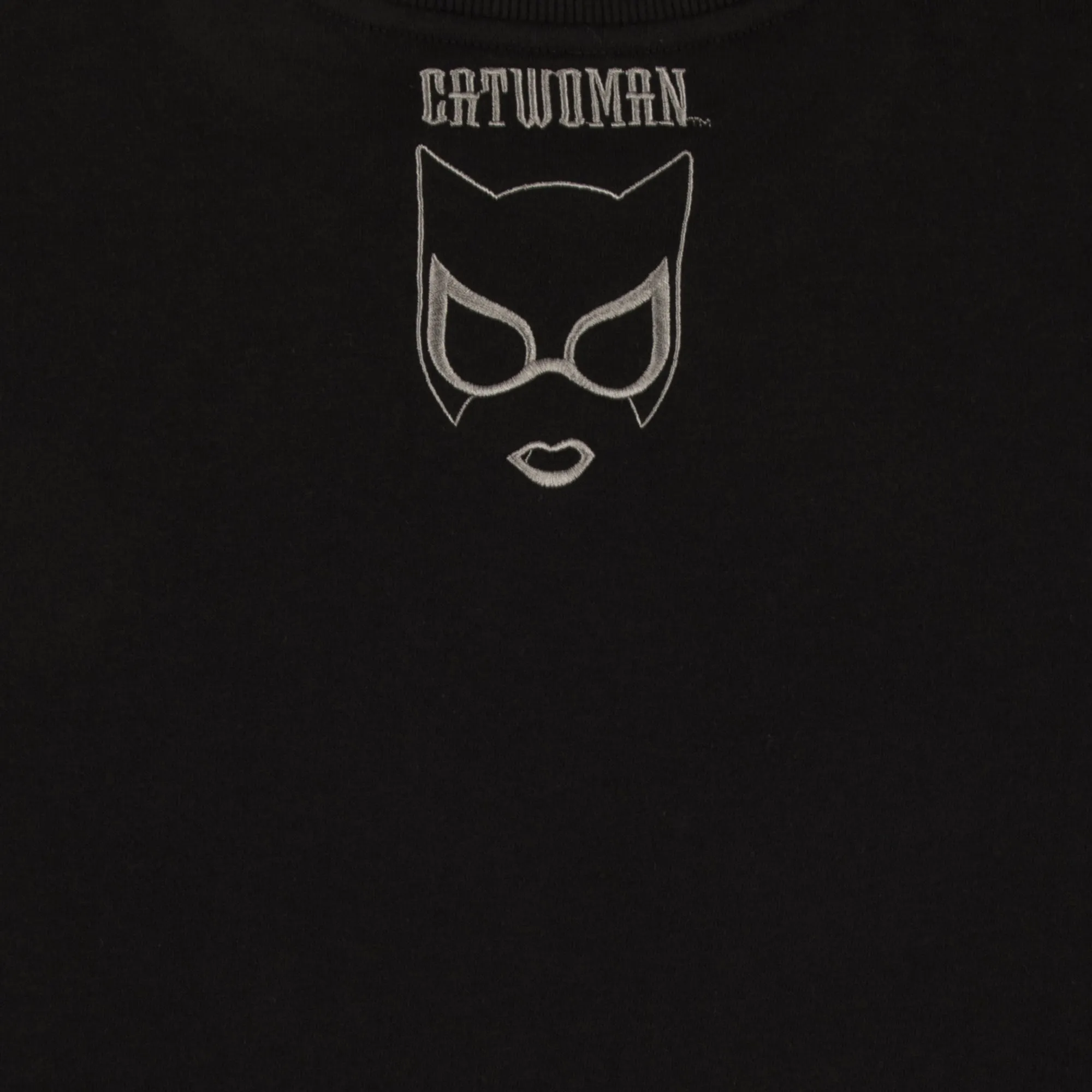 Catwoman Meow Front Tie Long Sleeve