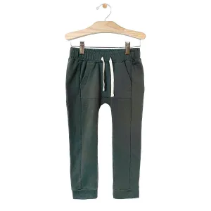 City Mouse Brushed Terry Kangaroo Pocket Joggers - Spruce