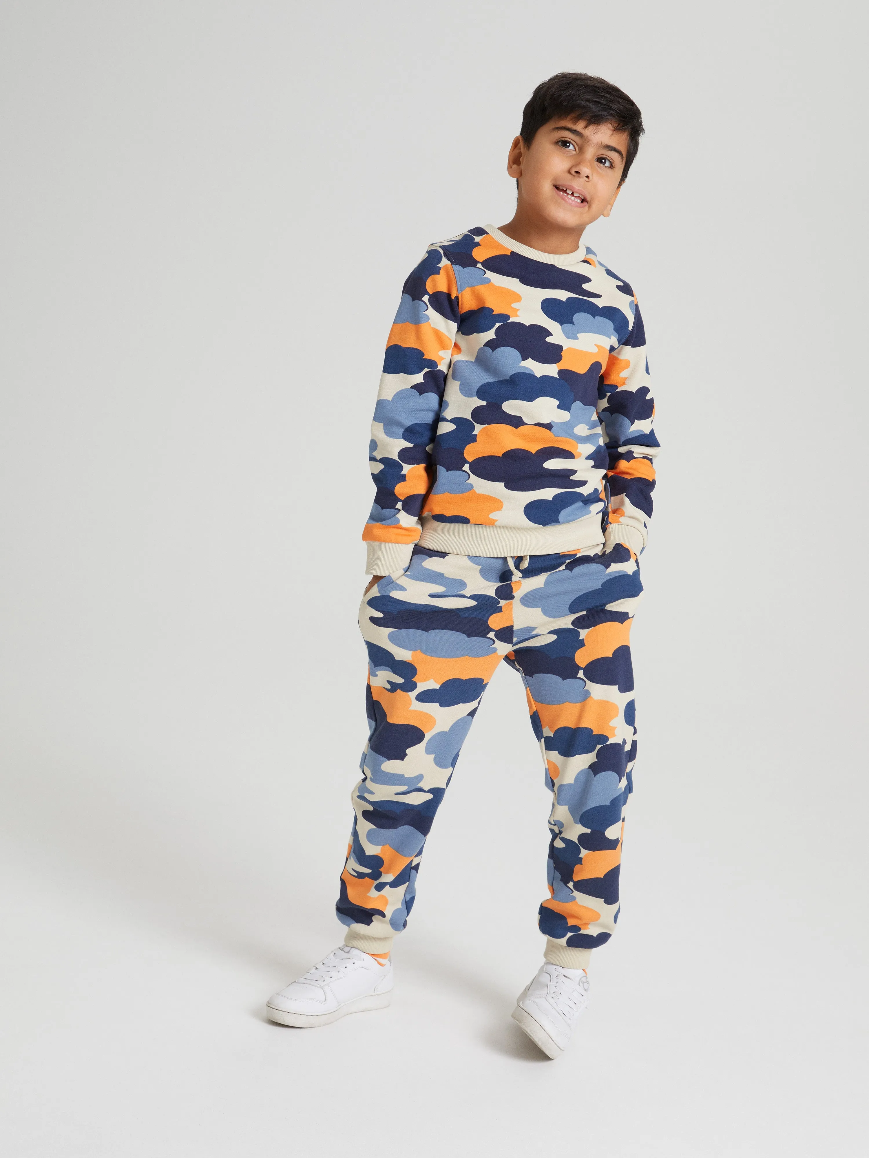 Cloud Print Kids Joggers