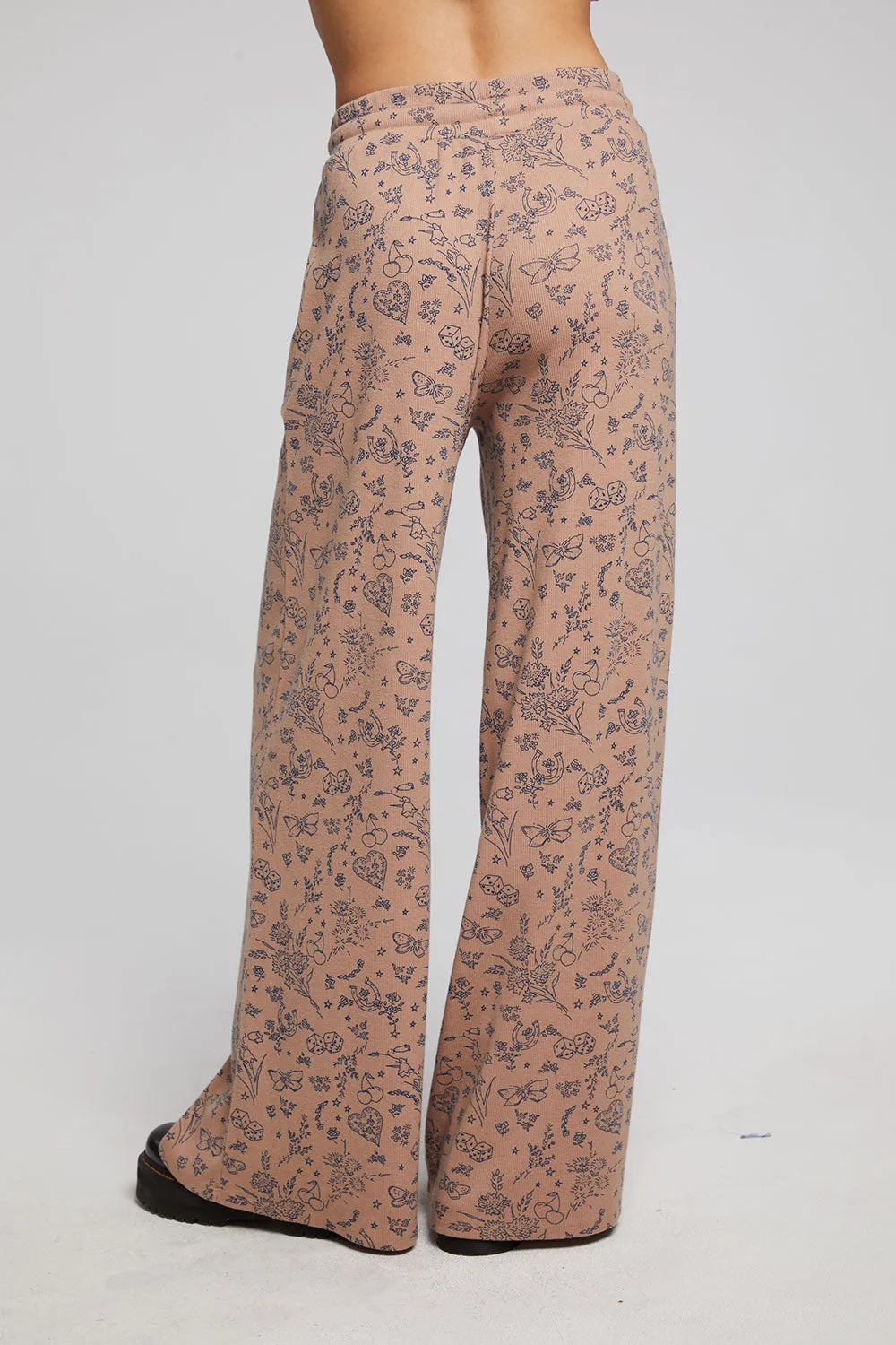 Ditsy Print Joggers