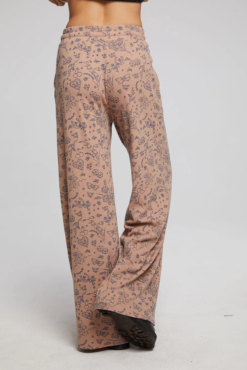 Ditsy Print Joggers