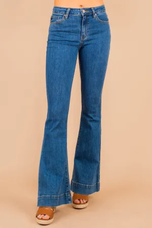 Embrace The Past Medium Wash Flare Jeans