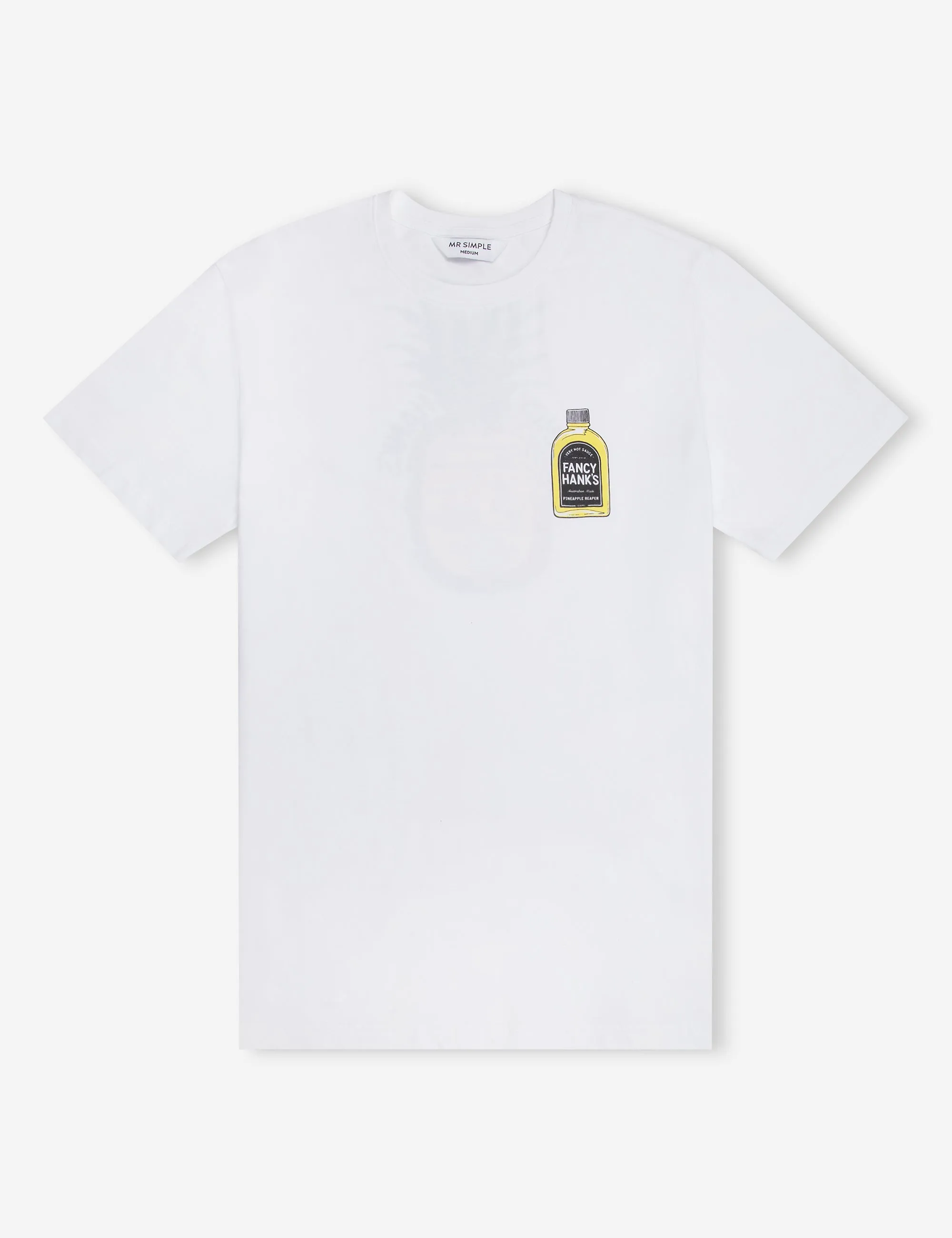 Fancy Hanks Tee - White