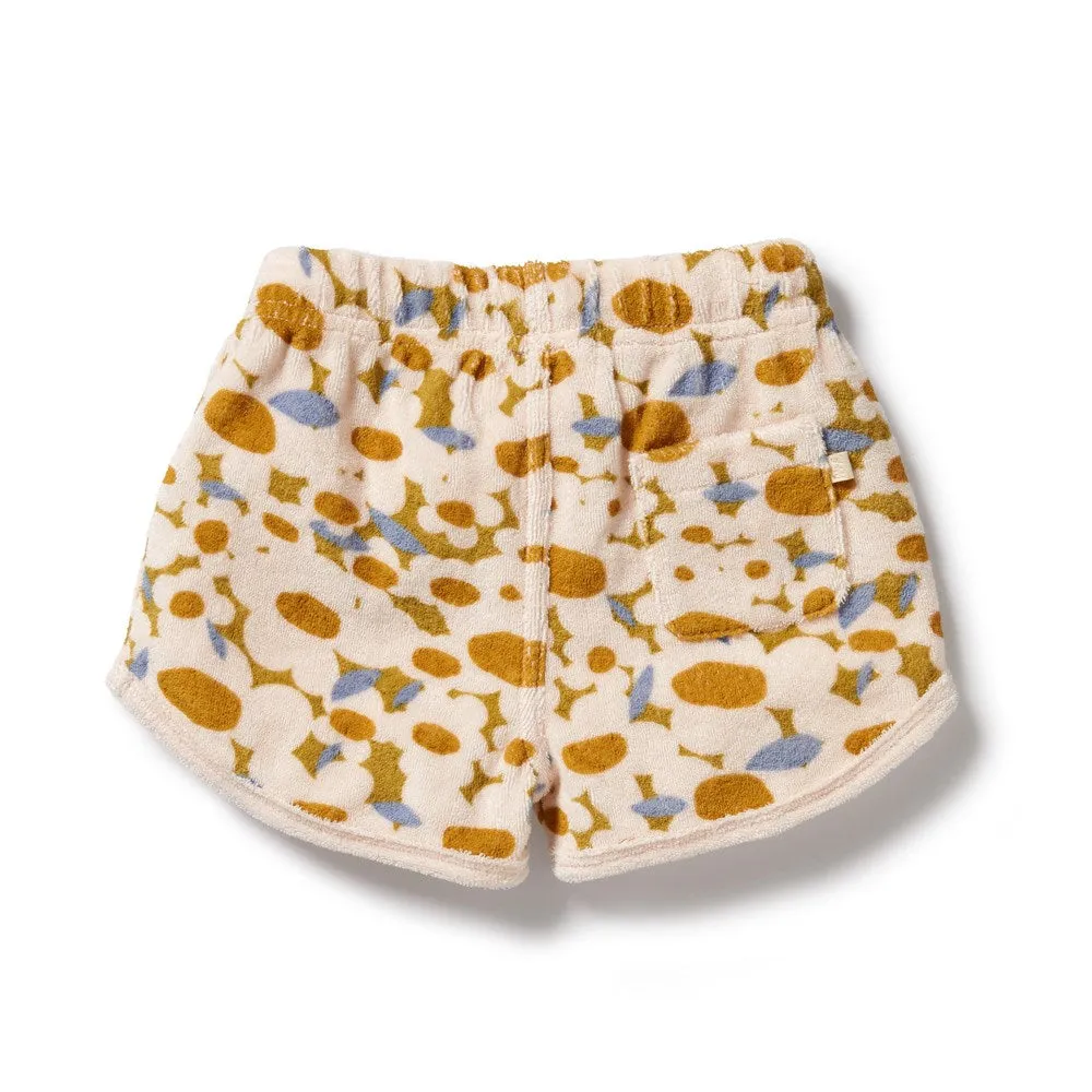 Flower Burst Organic Terry Short