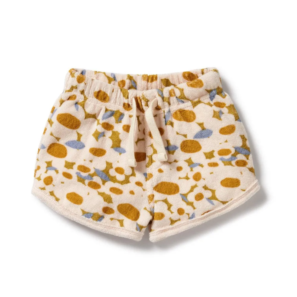 Flower Burst Organic Terry Short