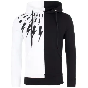 Half-Sliced Thunderbolt Hoodie