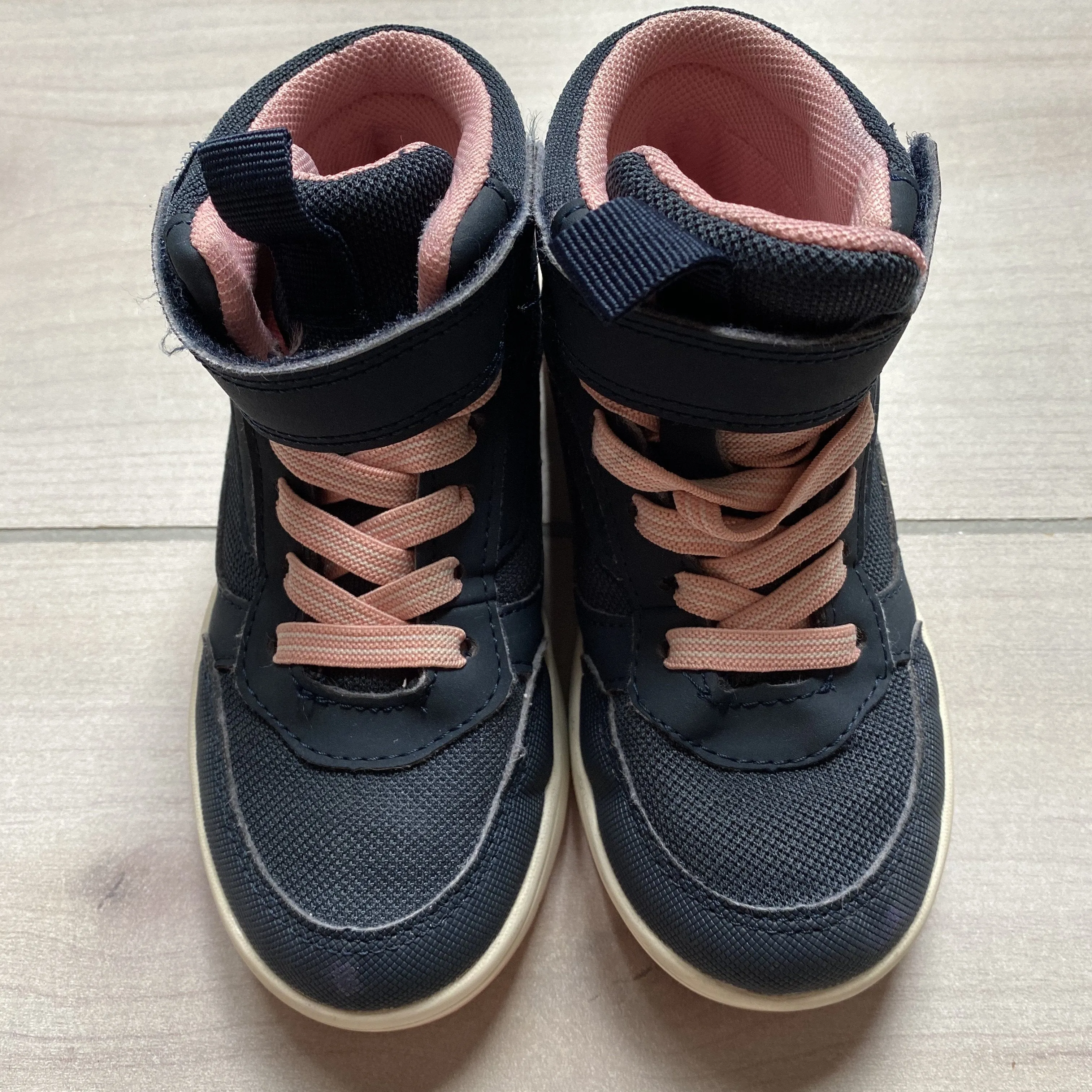 H&M Navy & Pink Sneaker Boots