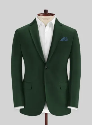 Italian Emerald Green Cotton Stretch Jacket