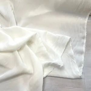 Ivory Smooth Viscose Crepe de Chine