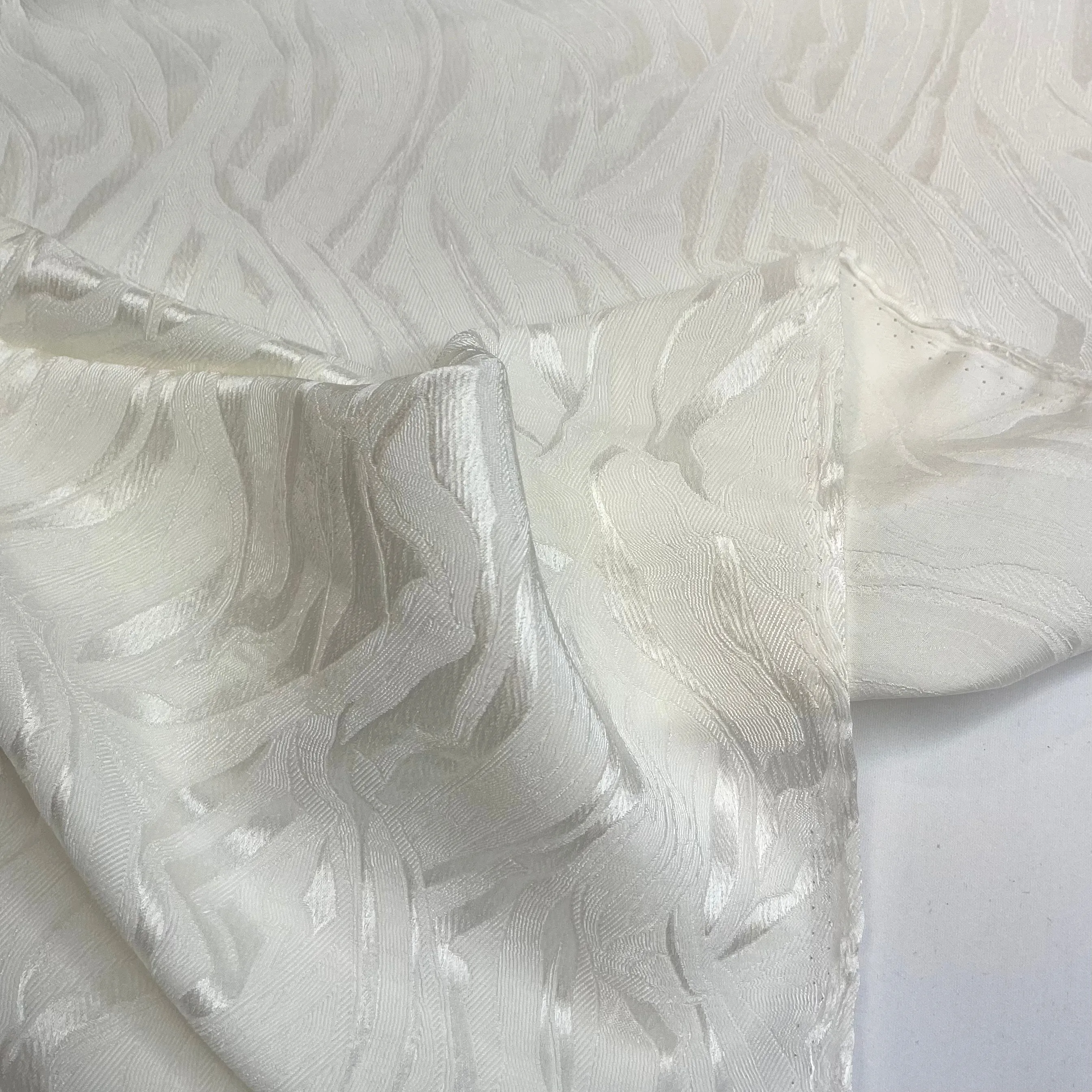 Ivory Tiger Stretch Jacquard