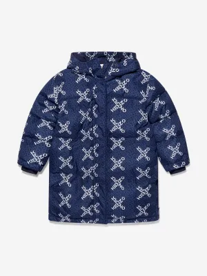 KENZO Kids Cross Logo Down Jacket