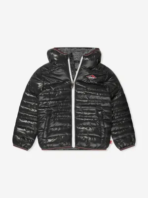 Levi's Boys Sherpa Lined Puffer Jacket in Black