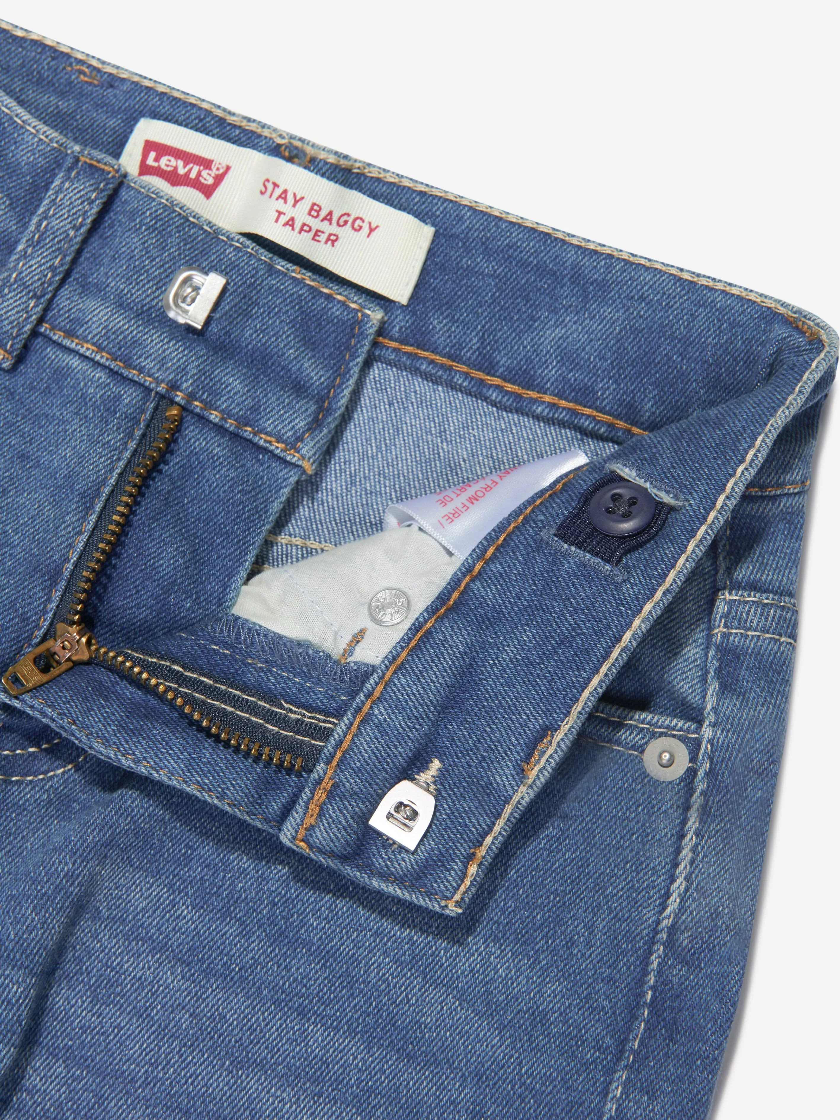 Levi's Wear Boys Stay Baggy Taper Jeans in Blue