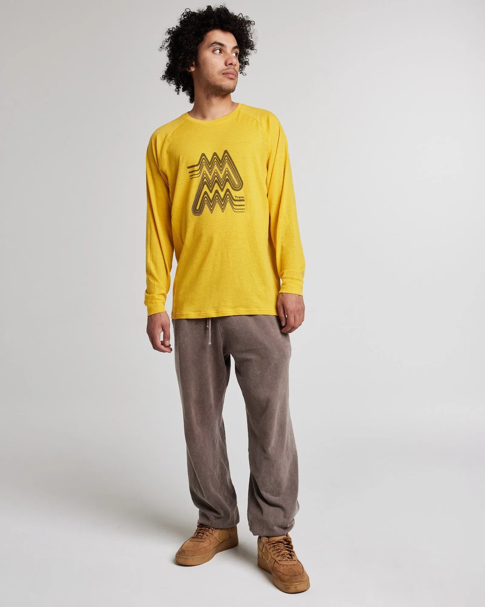 Lightweight Nuyarn Graphic Long-Sleeve Crew