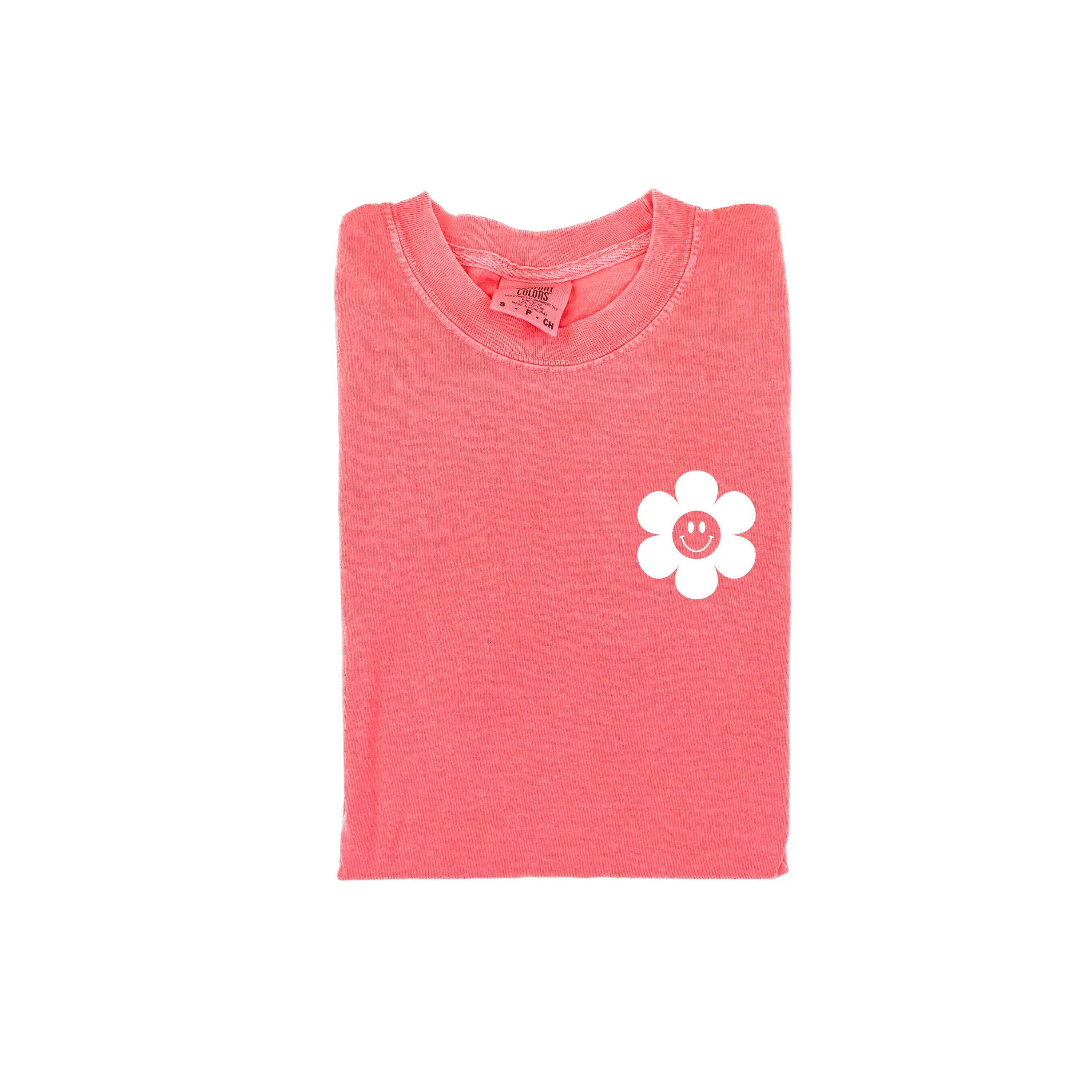 Melting Motherhood - DOING MY BEST (w/ Simple Flower Smiley) - SHORT SLEEVE COMFORT COLORS TEE