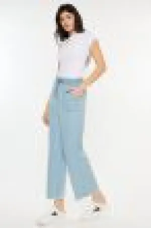 Millie High Rise Cropped Wide Leg Jean