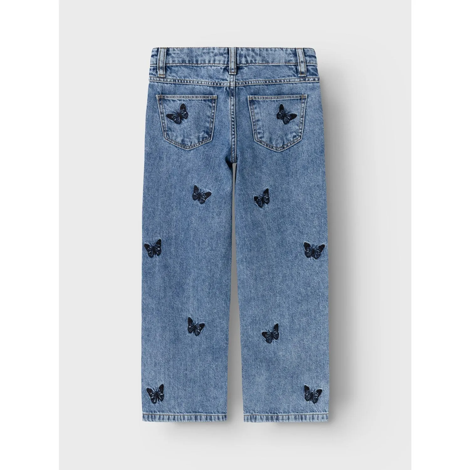 Name It Medium Blue Denim Bella Wide Jeans