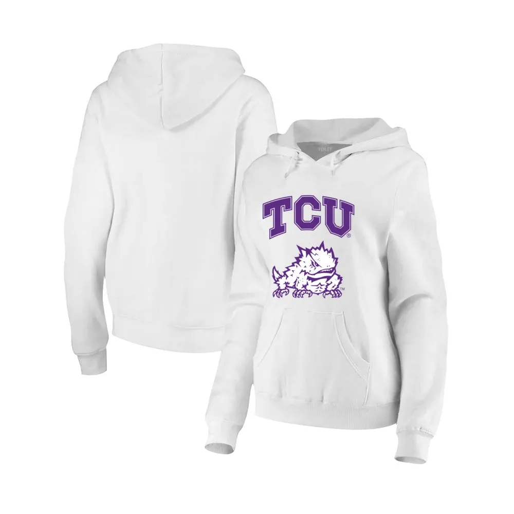 Official NCAA TCU Horned Frogs Womens Fleece Pullover Hoodie