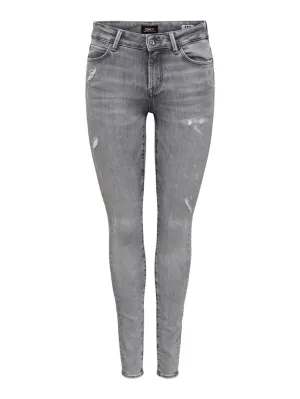 Onlwiser Blush Mid Sk Fg320 - Grey Denim