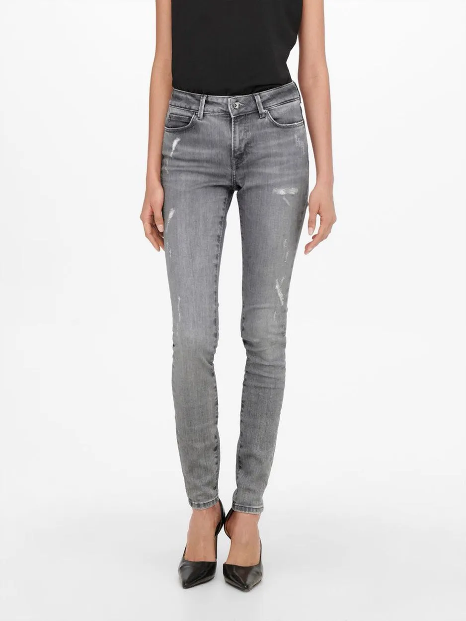 Onlwiser Blush Mid Sk Fg320 - Grey Denim