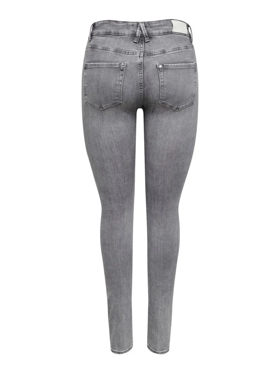 Onlwiser Blush Mid Sk Fg320 - Grey Denim