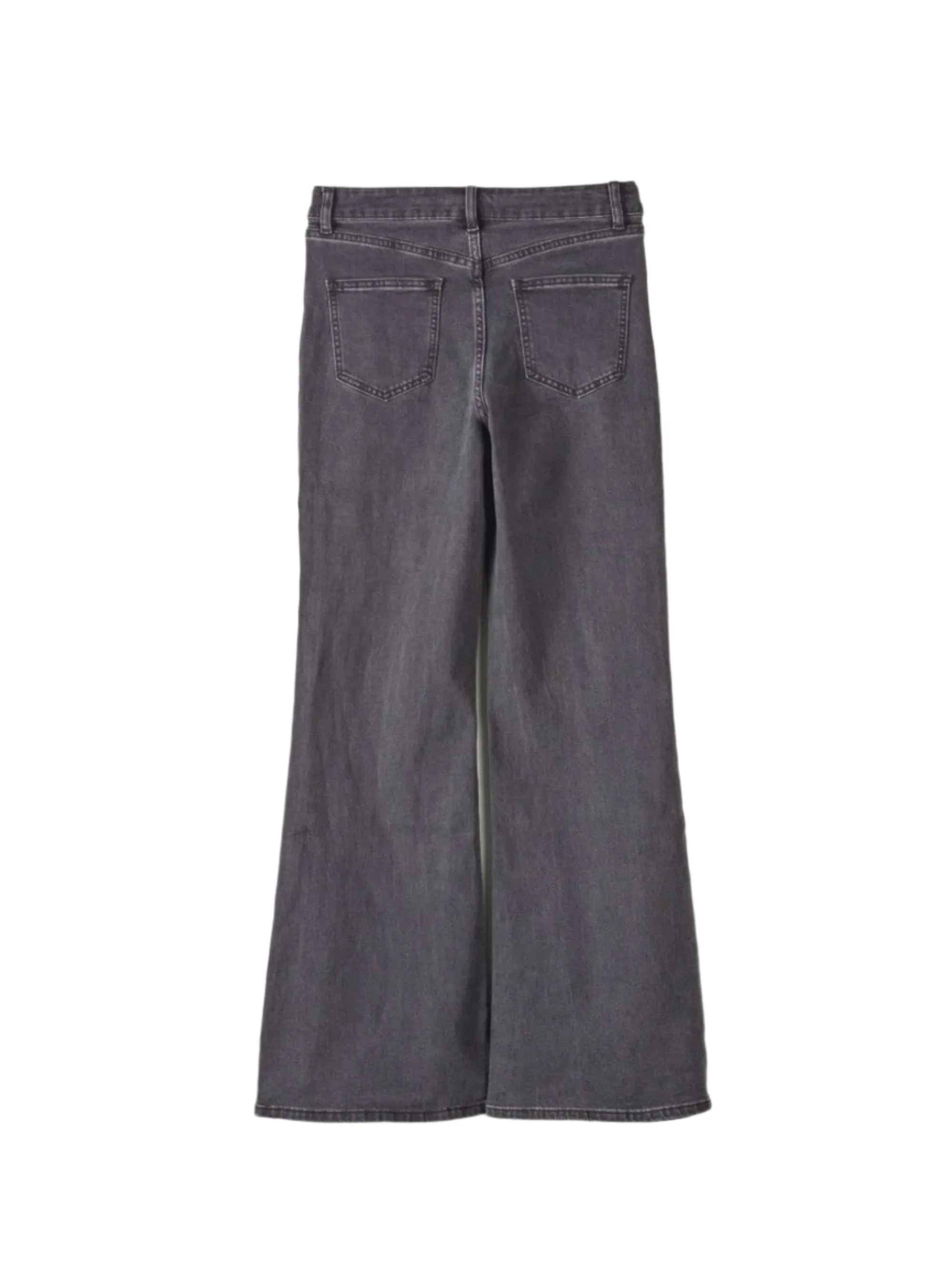 Oraije Paris Emily Mid-Waist Flare Jean in Grey