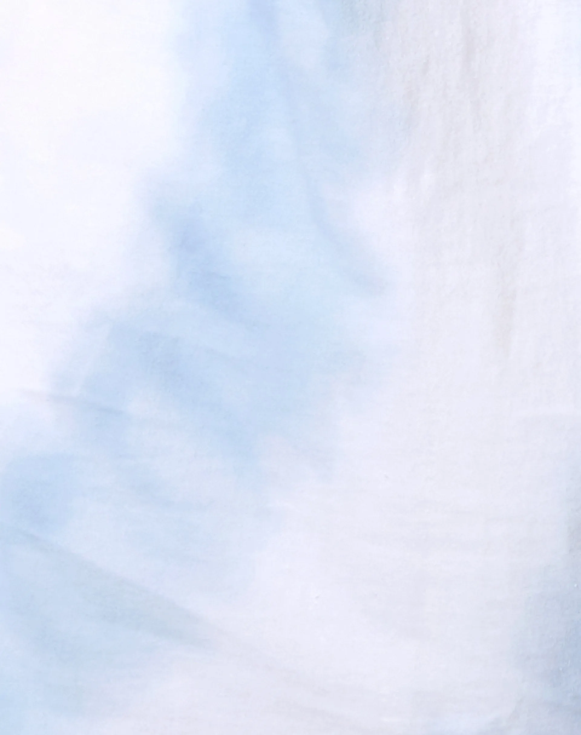 Oversize Basic Tee in Blue and White Swirl Tie Dye