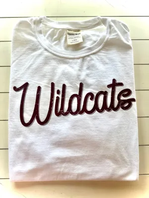 Palestine Wildcats School Script Spirit Tee