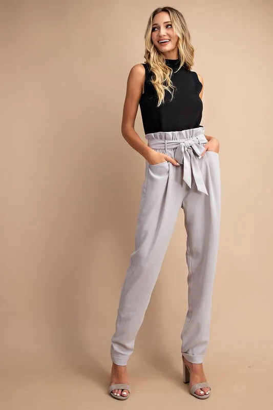 Paulina Tie Waist Trousers