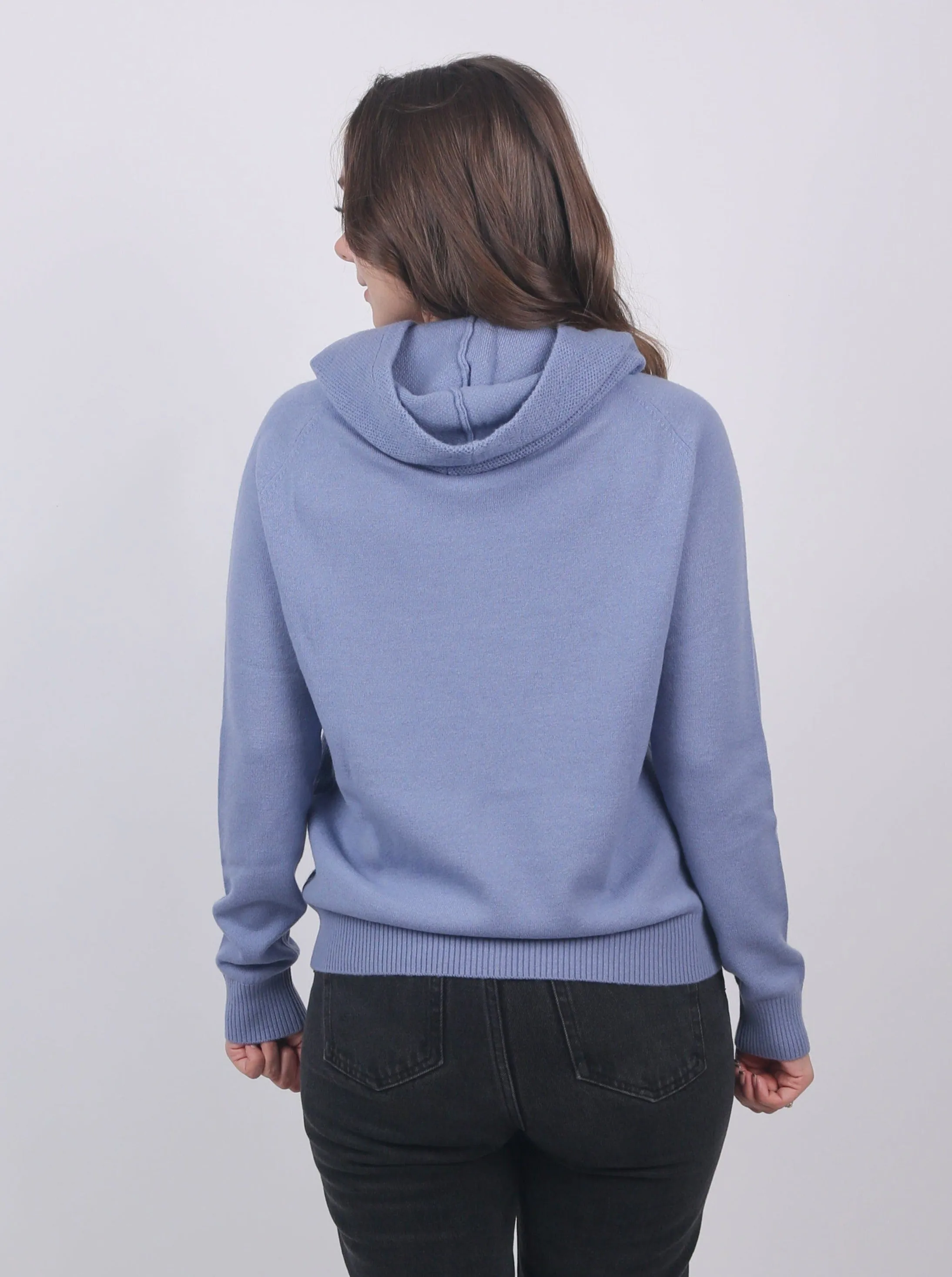 Premium Wool Pullover Jumper - Stay Warm and Stylish | Shopify Knitwear Women Wool Pullover Jumper-Blue Sally