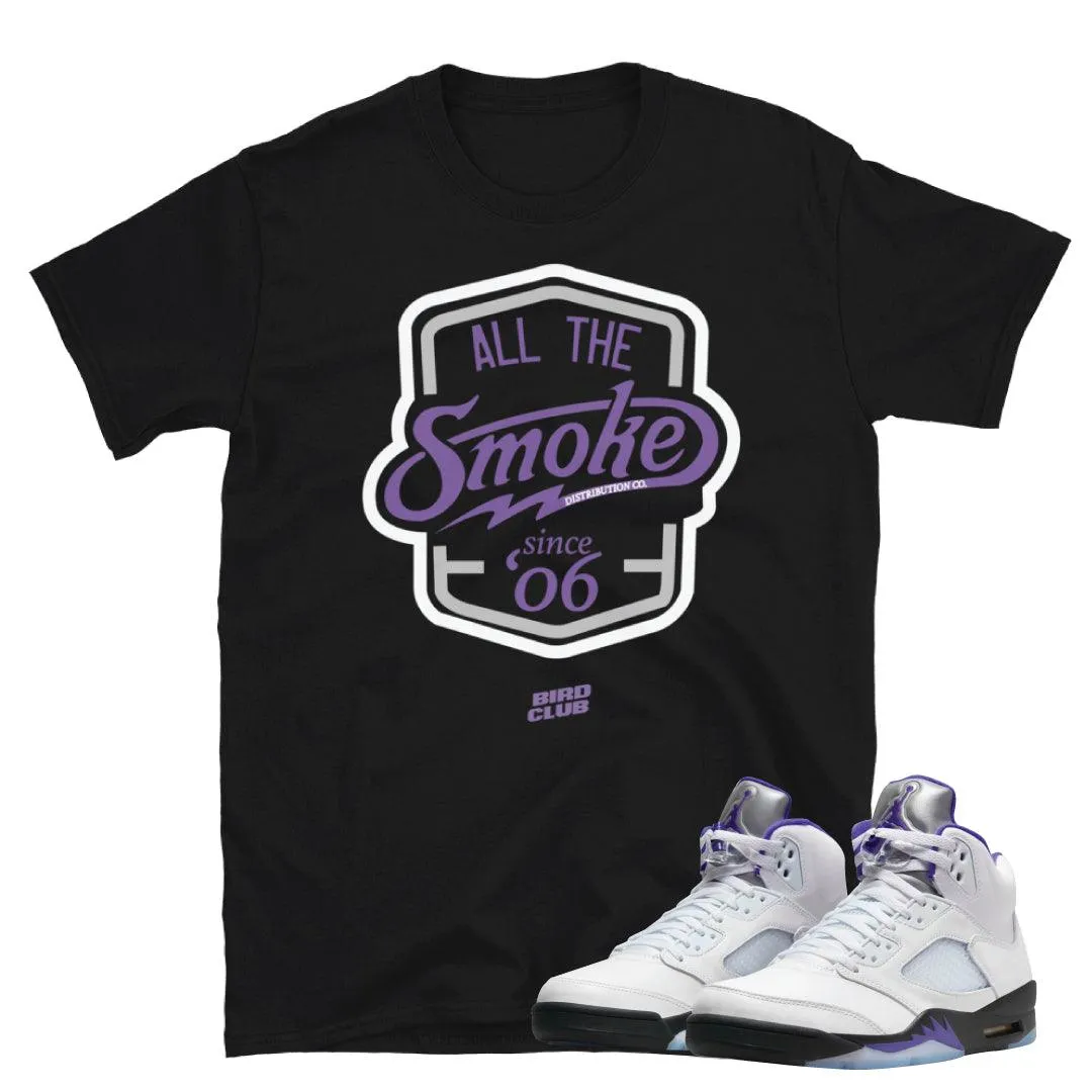 Retro 5 Concord All the Smoke shirt