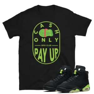 Retro 6 Electric Green Shirt