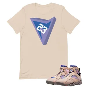 Retro 7 "Saphire/Shimmer" logo shirt