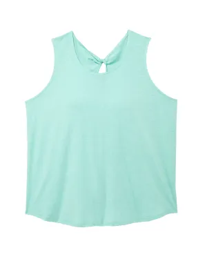 Rose Tank with Keyhole Back | Turquoise