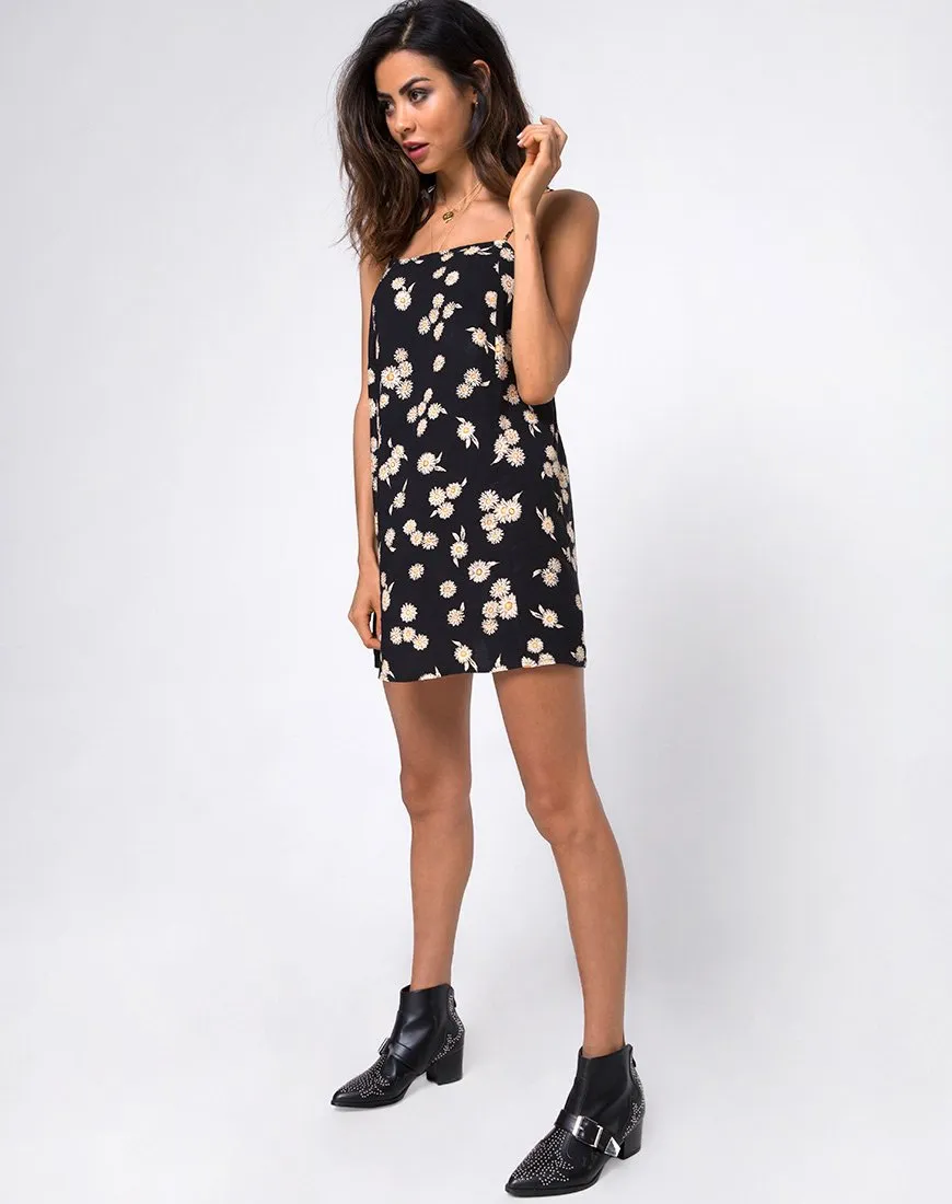 Salista Slip Dress in Grunge Daisy Floral