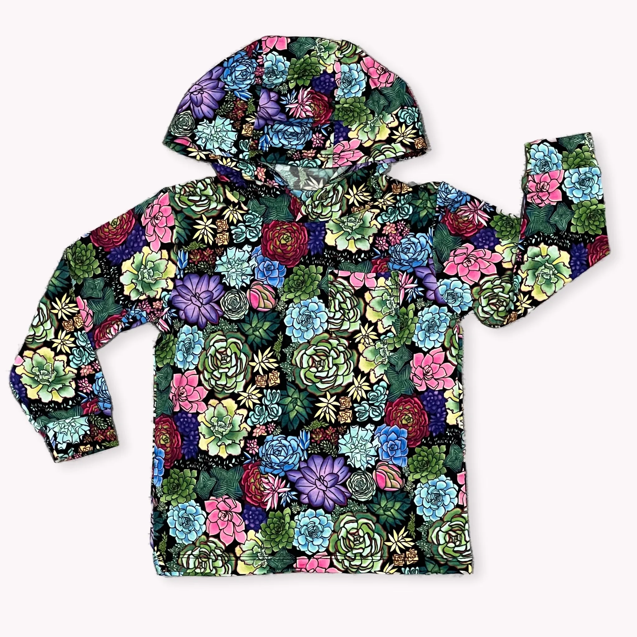 Succulents Lightweight Hoodie