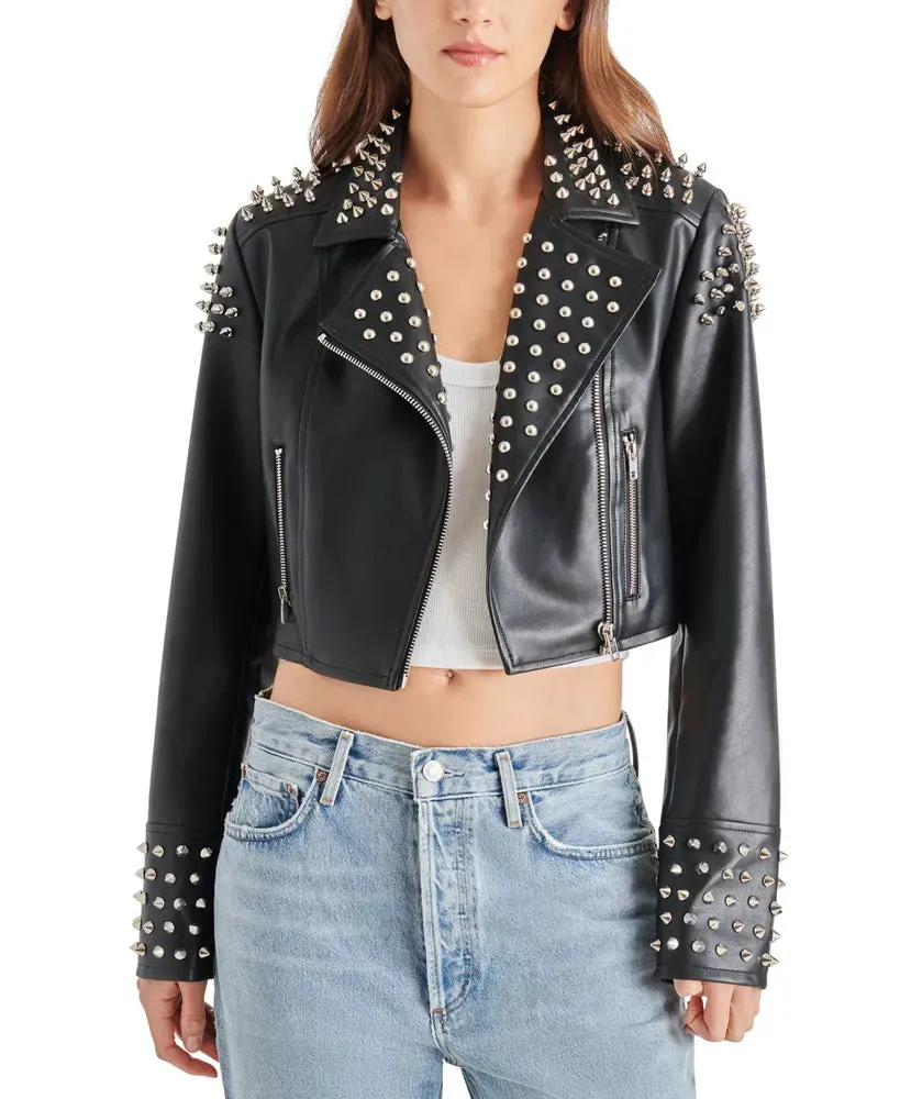 Tabby Studded Moto Jacket